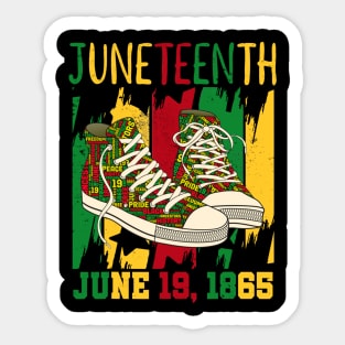 juneteenth June 19 1865 Black African-American Independence Sticker